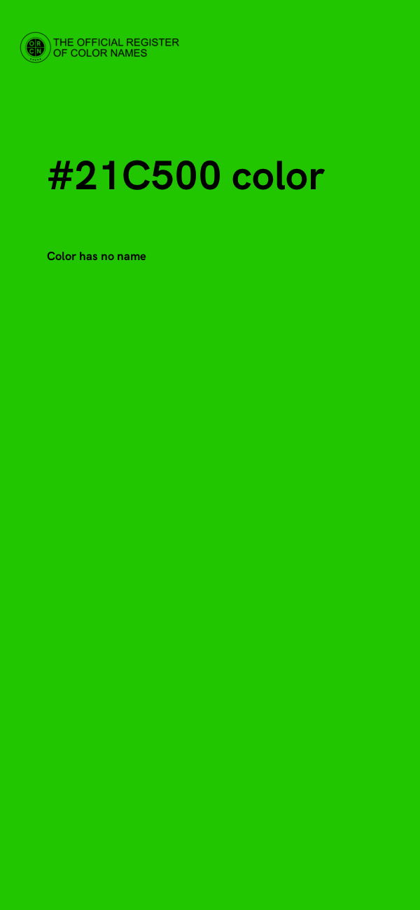 #21C500 color image