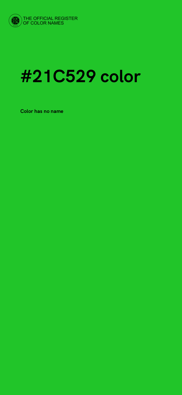 #21C529 color image