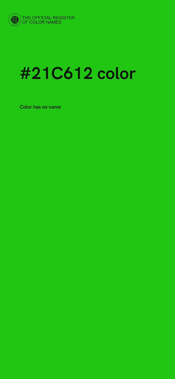 #21C612 color image