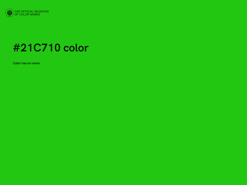 #21C710 color image