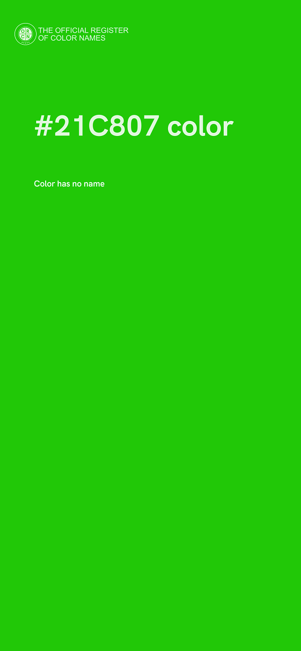 #21C807 color image