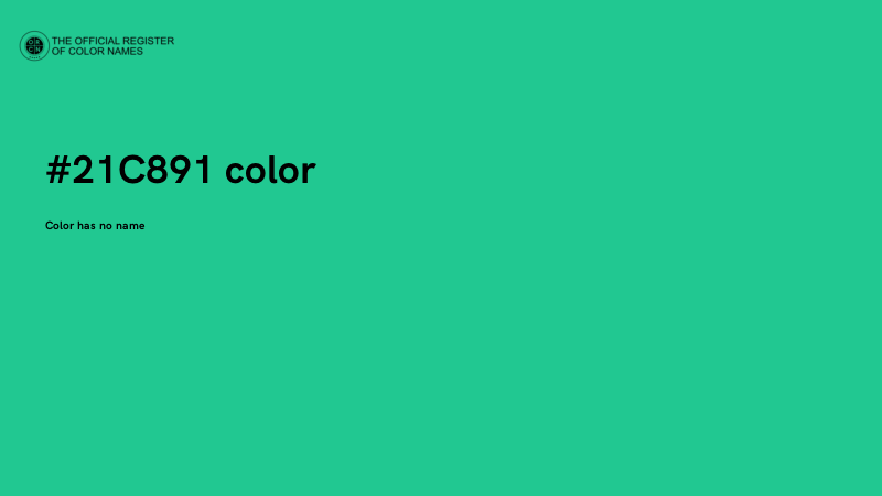 #21C891 color image