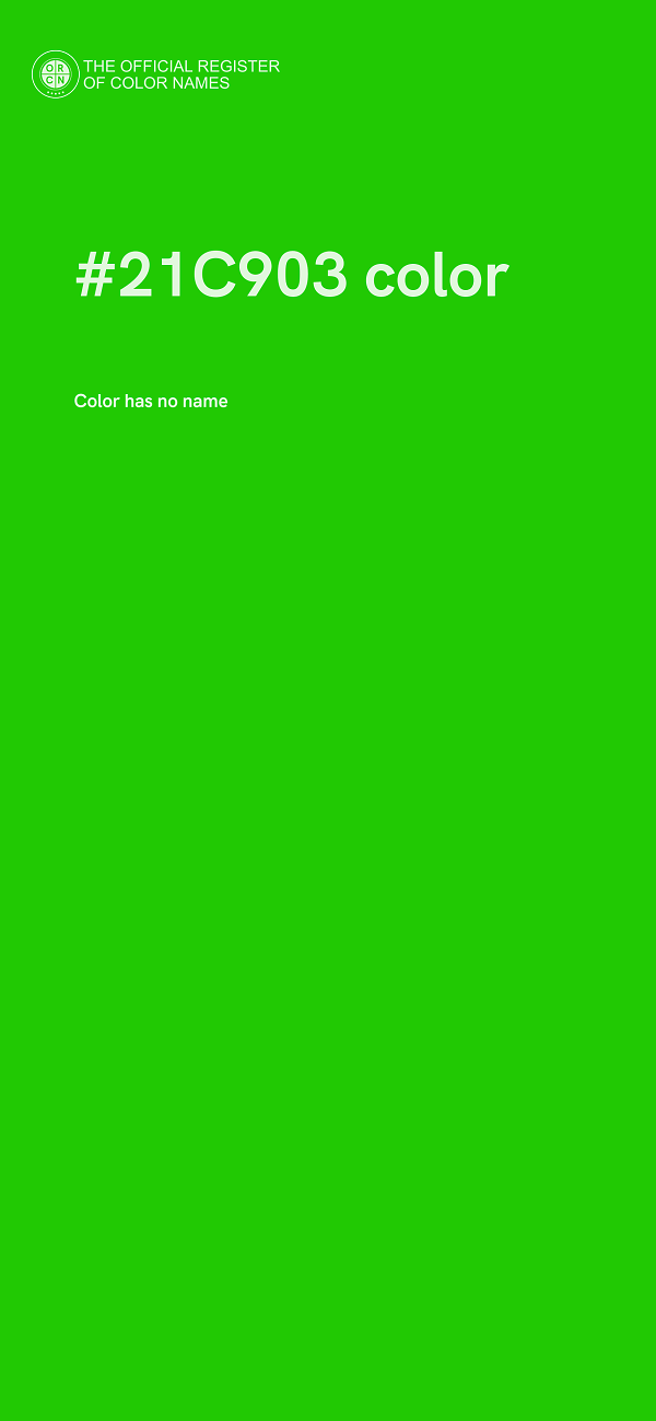 #21C903 color image