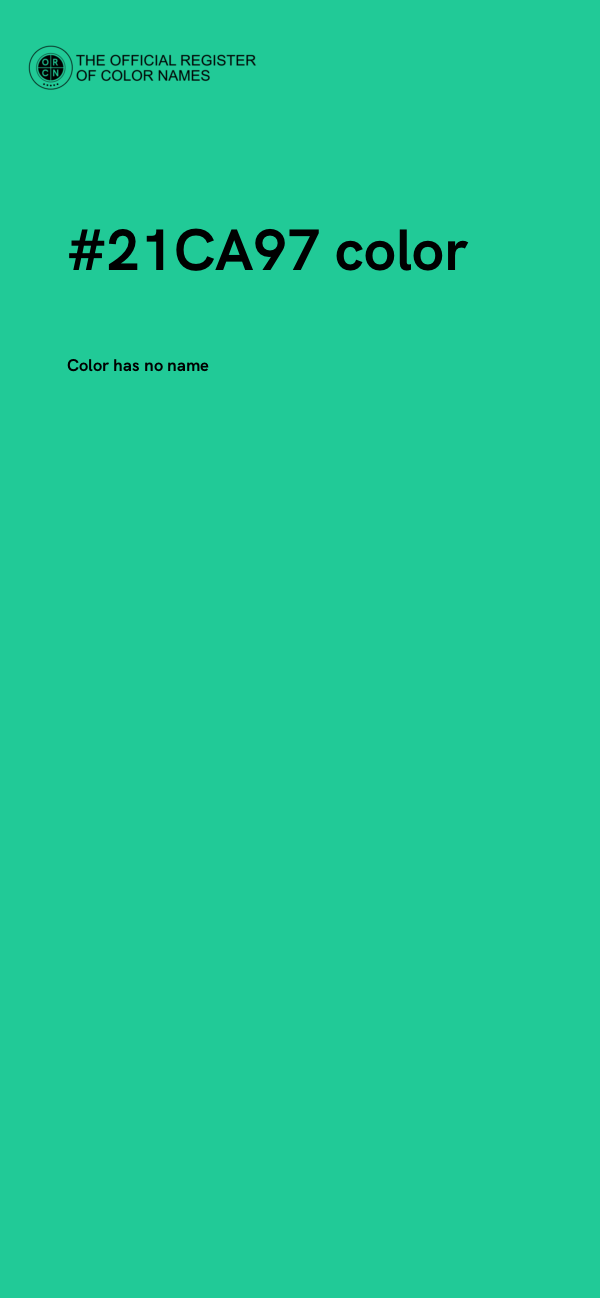 #21CA97 color image
