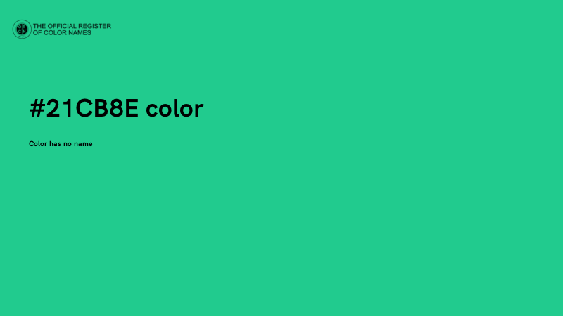 #21CB8E color image