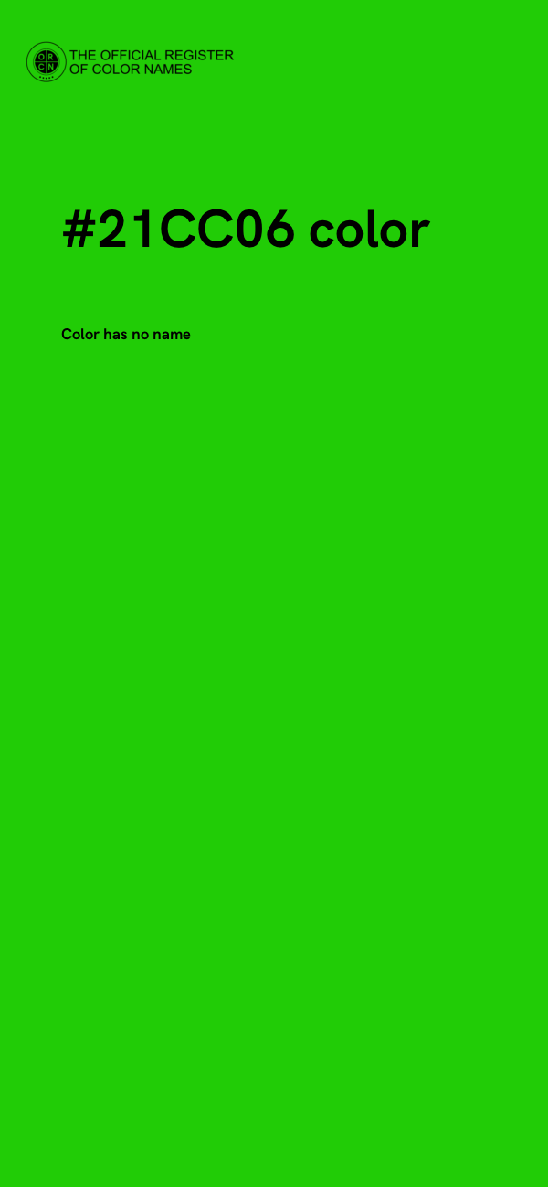 #21CC06 color image