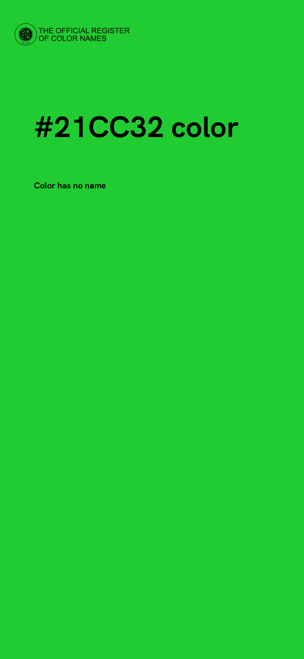 #21CC32 color image
