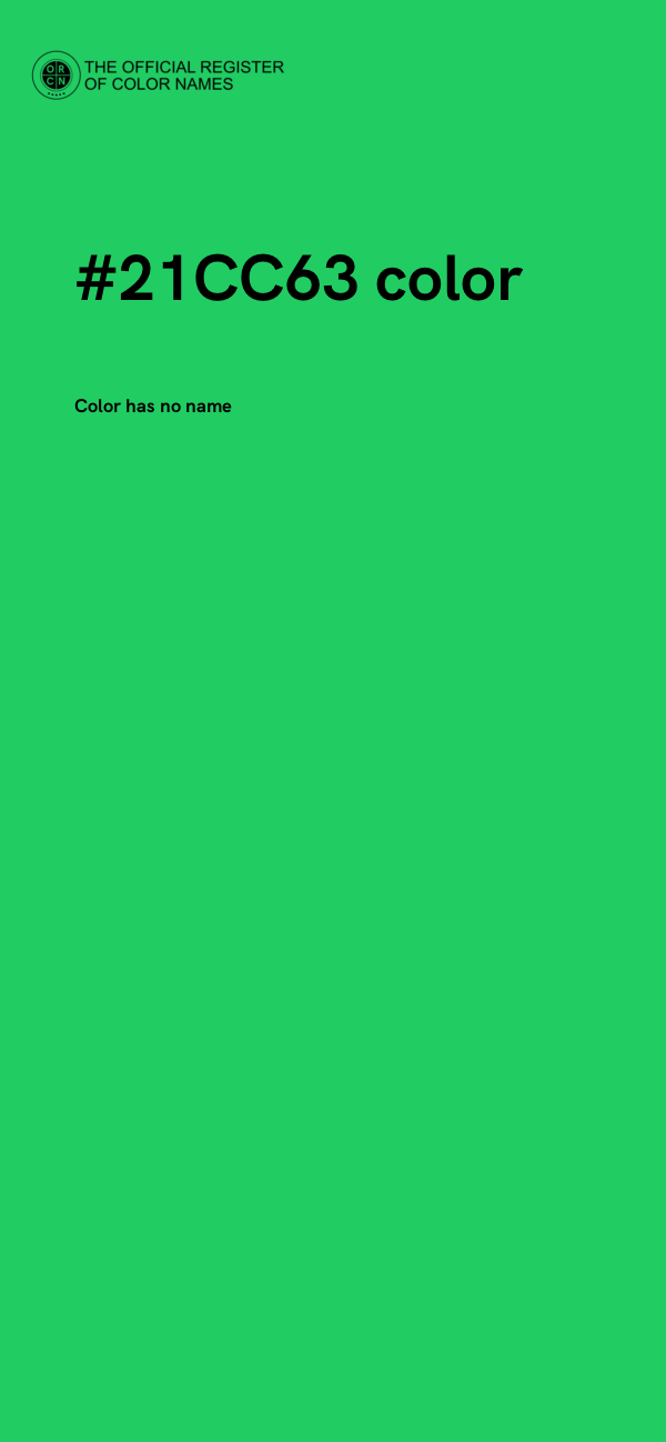 #21CC63 color image