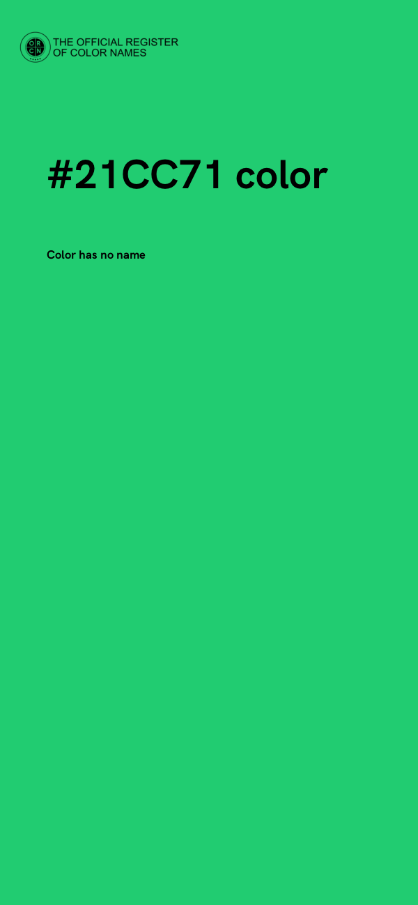 #21CC71 color image