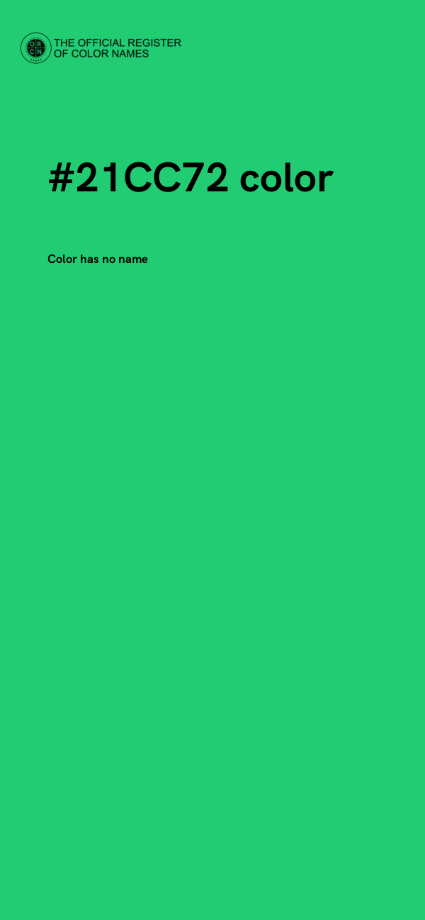 #21CC72 color image