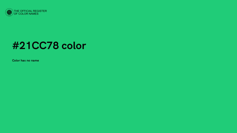 #21CC78 color image