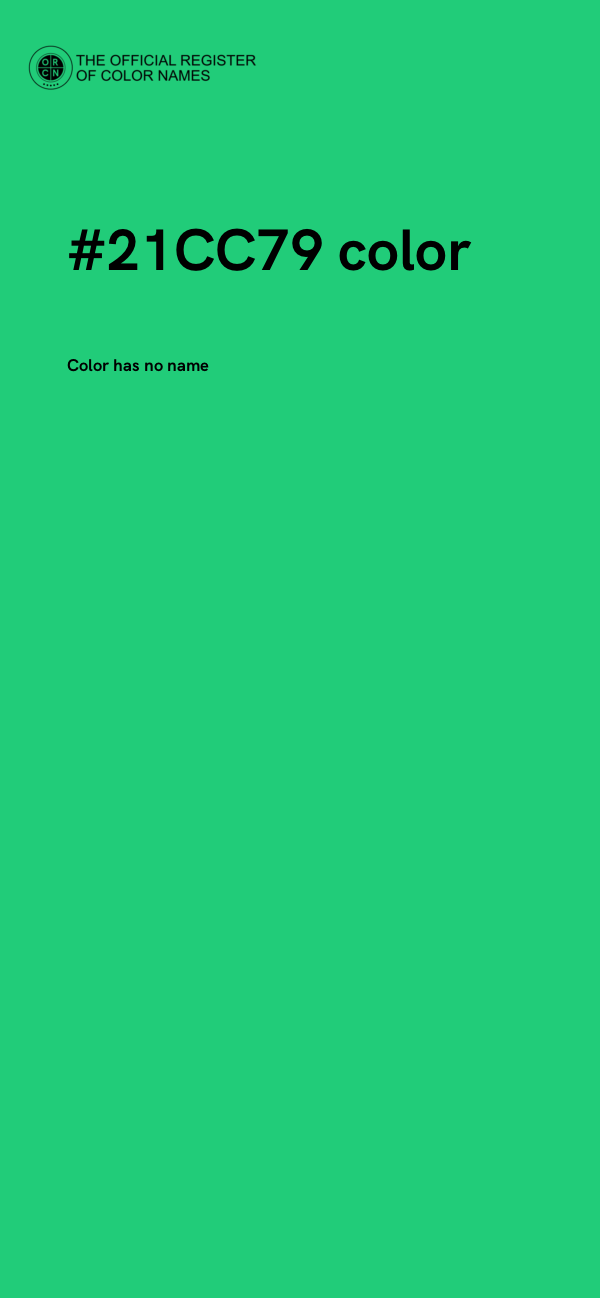 #21CC79 color image
