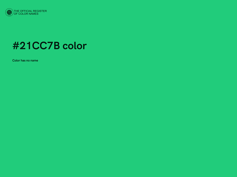 #21CC7B color image