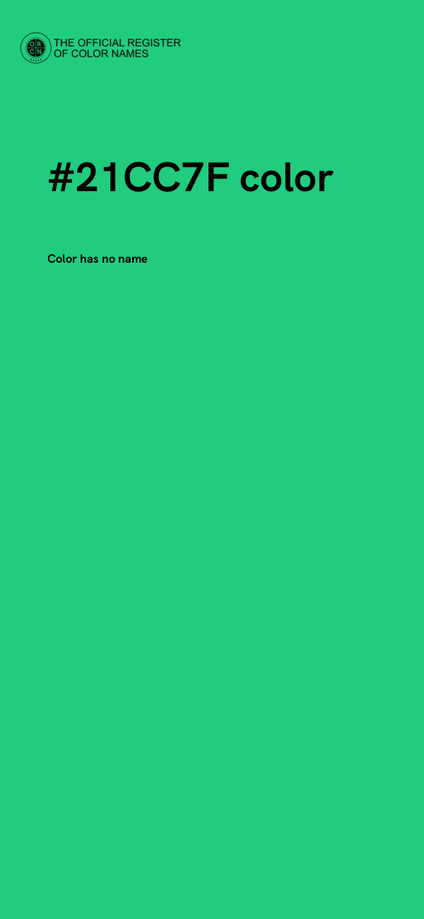 #21CC7F color image