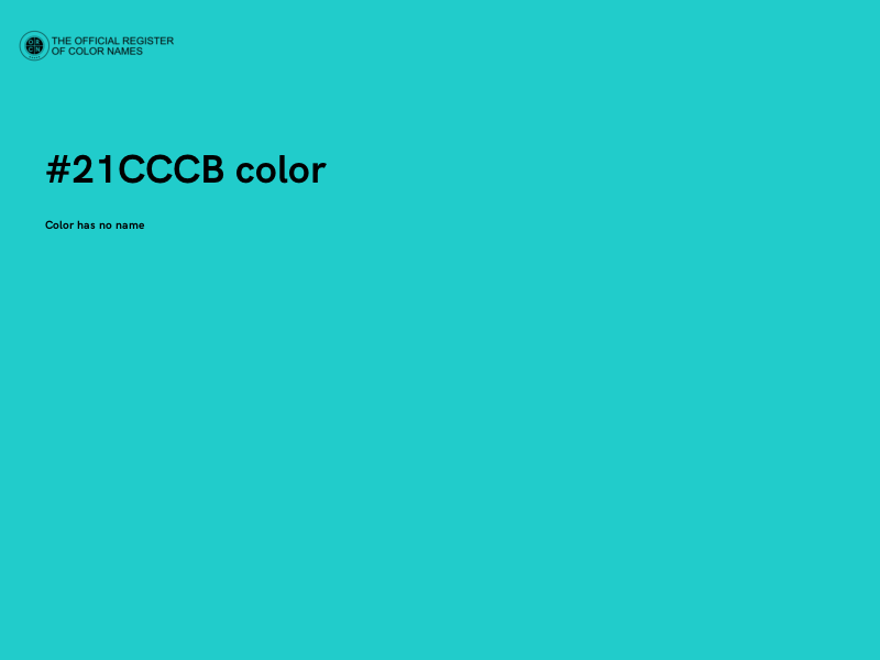 #21CCCB color image