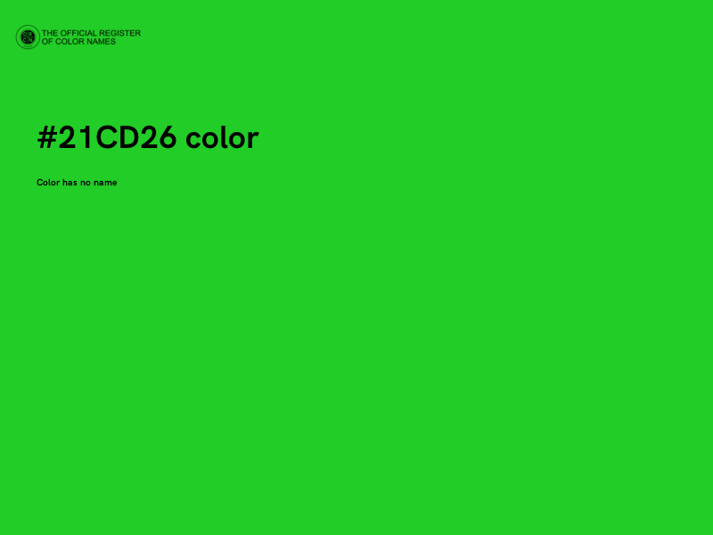 #21CD26 color image