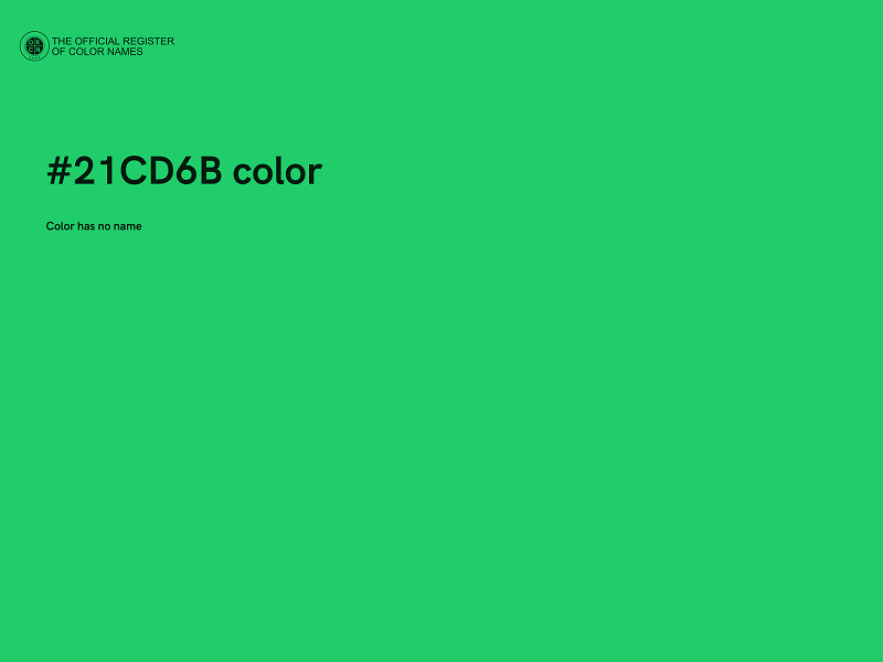#21CD6B color image