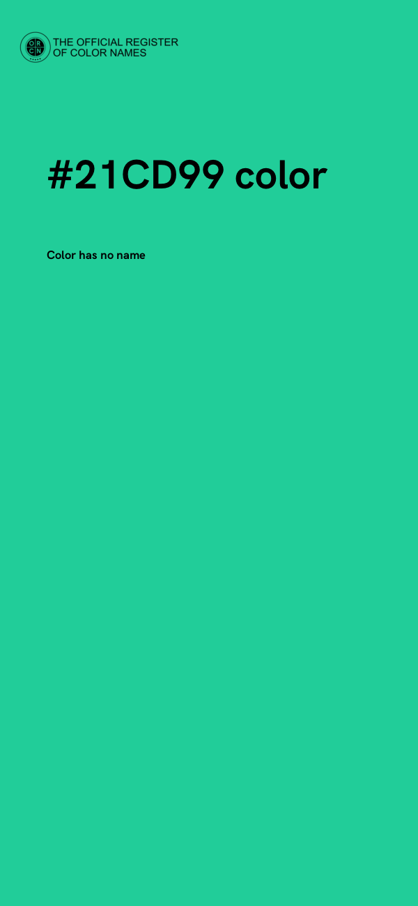 #21CD99 color image