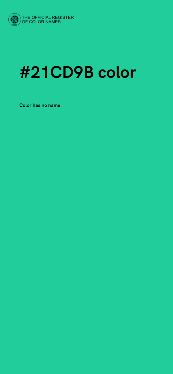 #21CD9B color image
