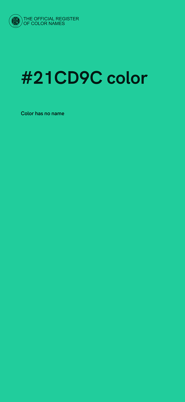 #21CD9C color image