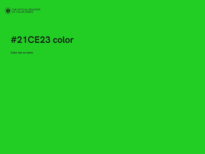 #21CE23 color image