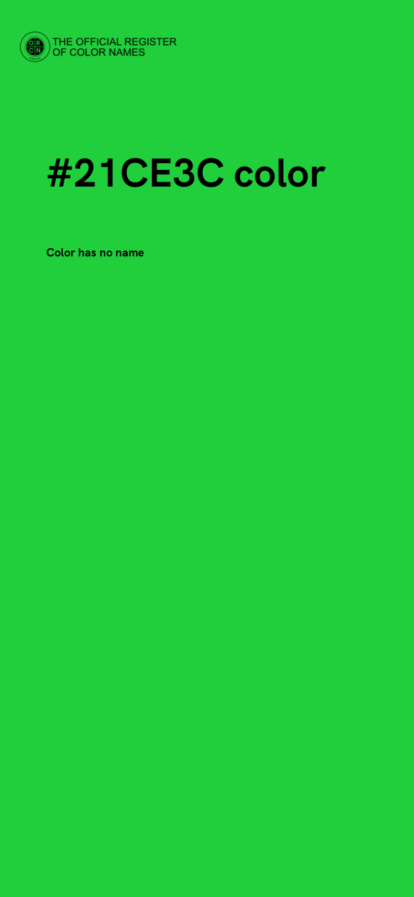 #21CE3C color image