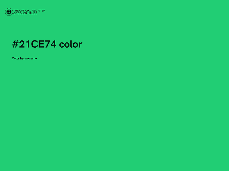 #21CE74 color image