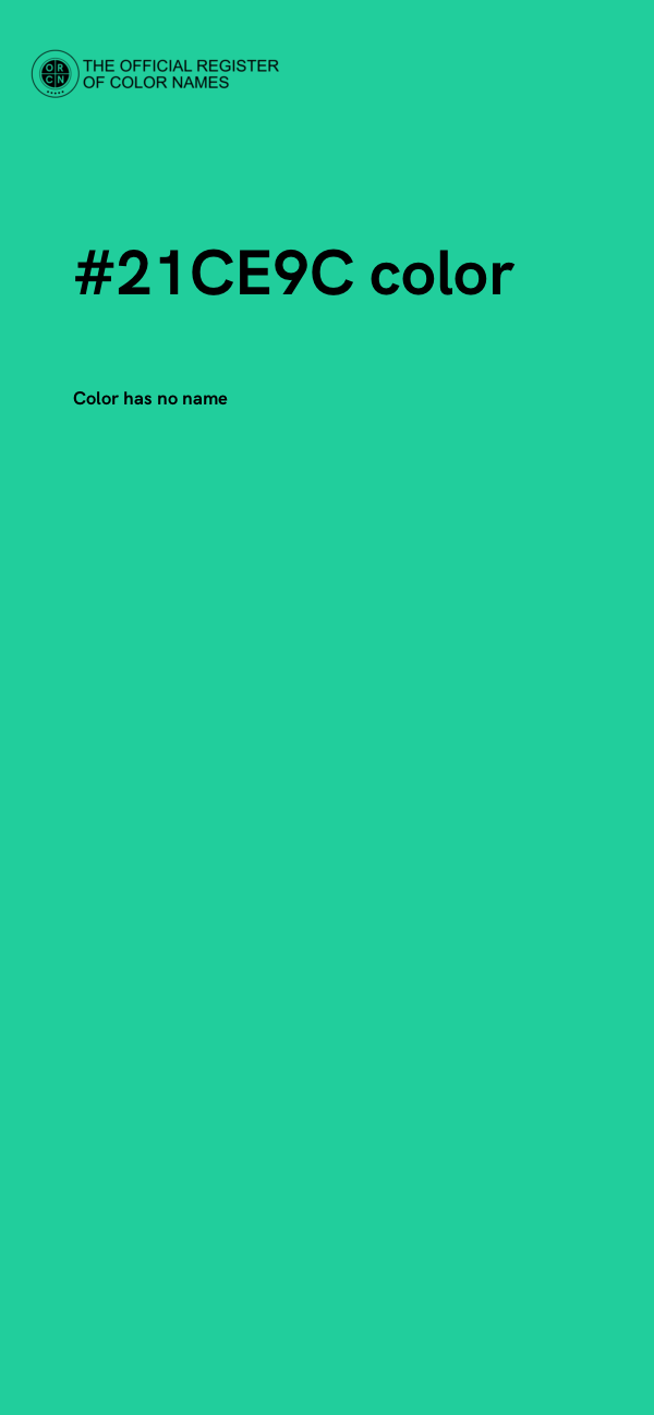 #21CE9C color image