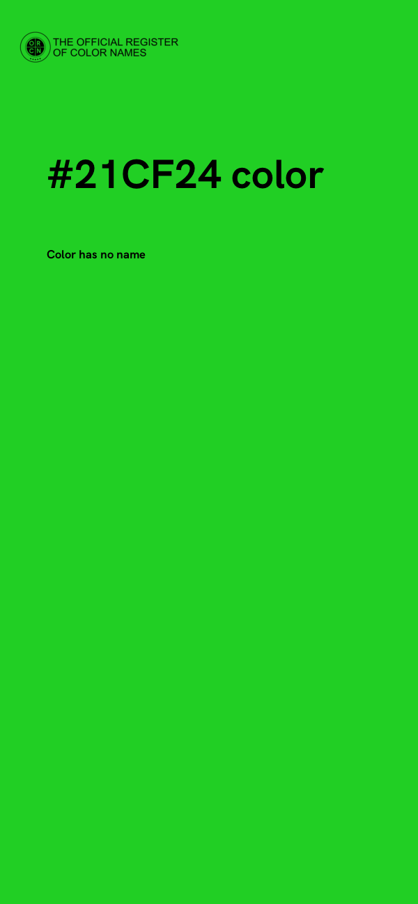#21CF24 color image