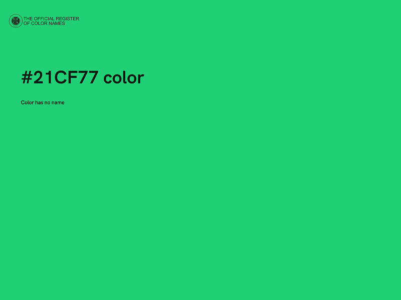 #21CF77 color image