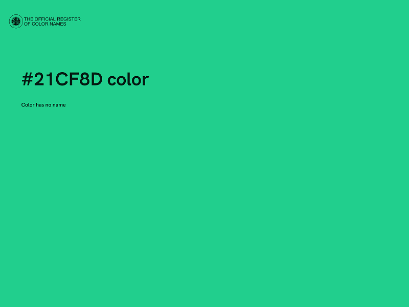 #21CF8D color image