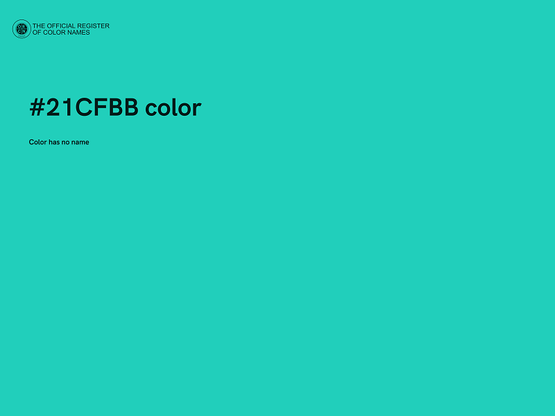 #21CFBB color image