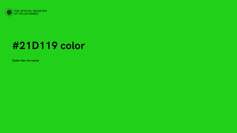 #21D119 color image
