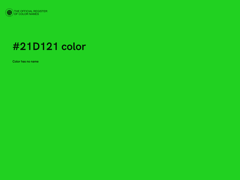 #21D121 color image