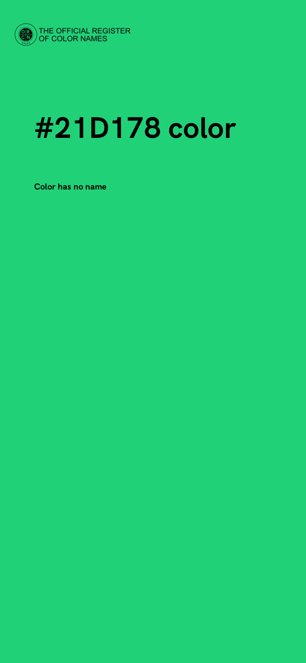 #21D178 color image