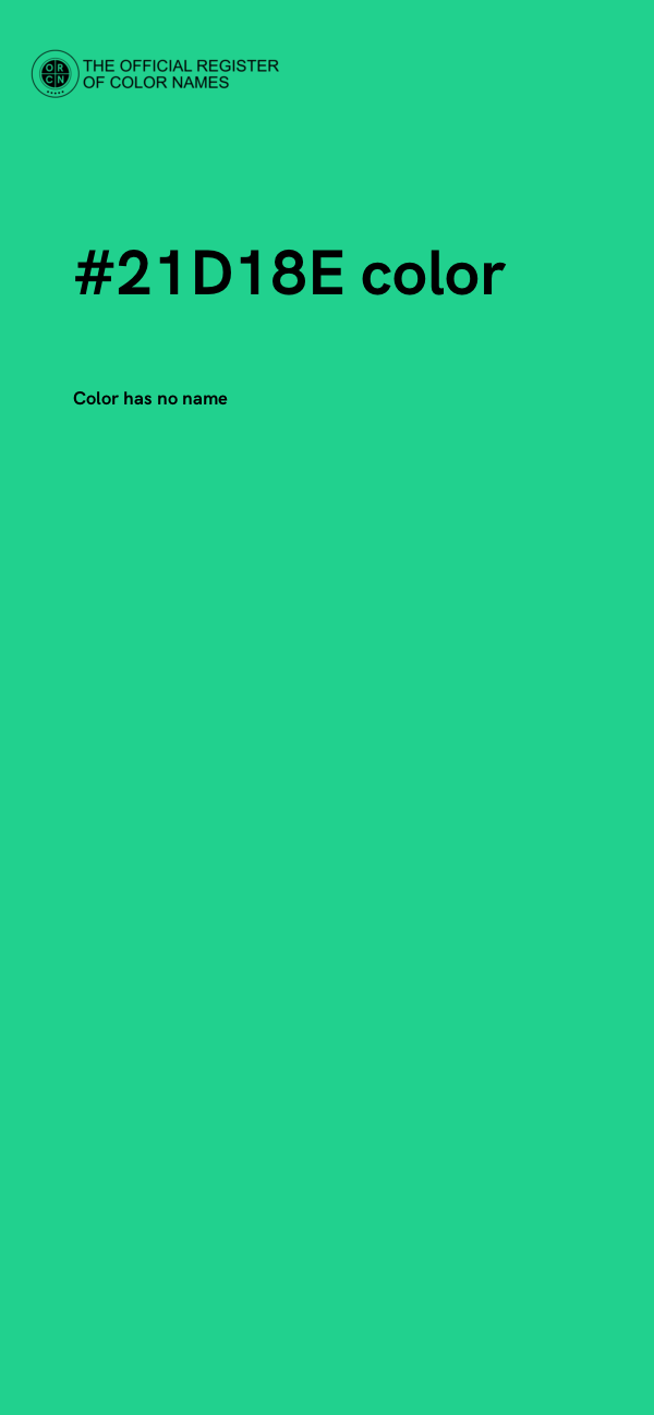 #21D18E color image
