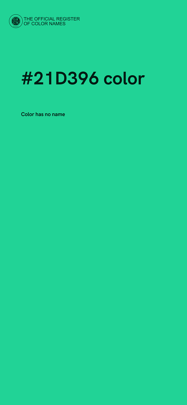 #21D396 color image