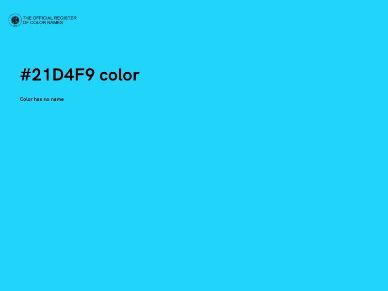 #21D4F9 color image