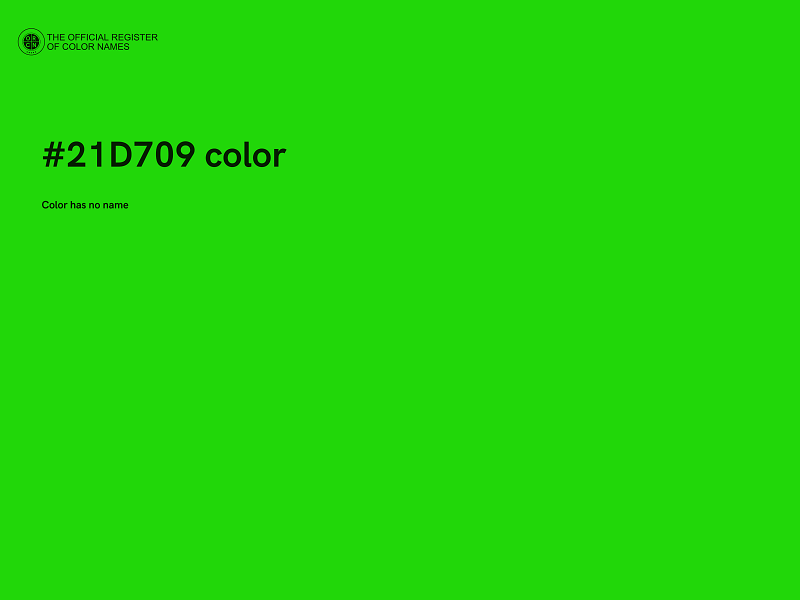 #21D709 color image