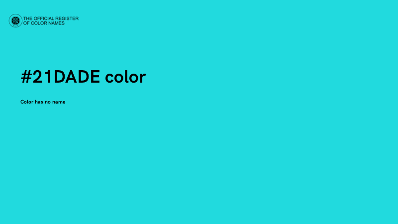 #21DADE color image