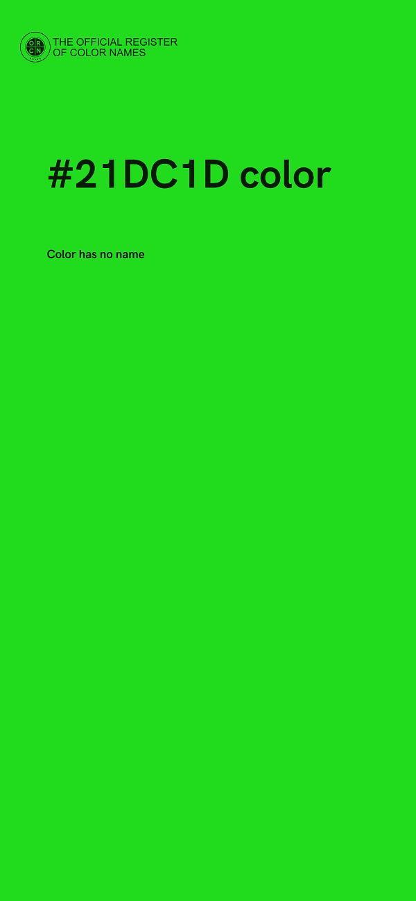 #21DC1D color image