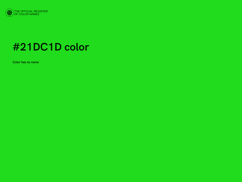 #21DC1D color image