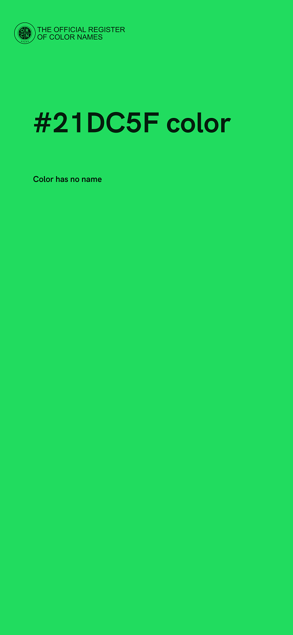 #21DC5F color image