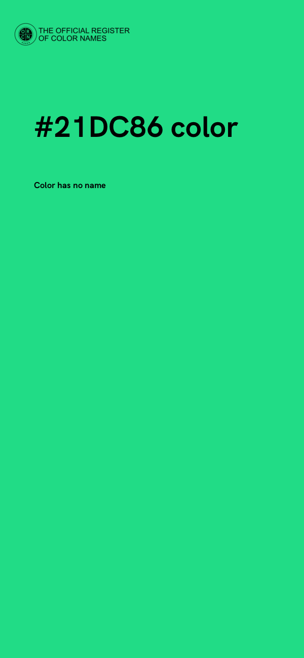 #21DC86 color image
