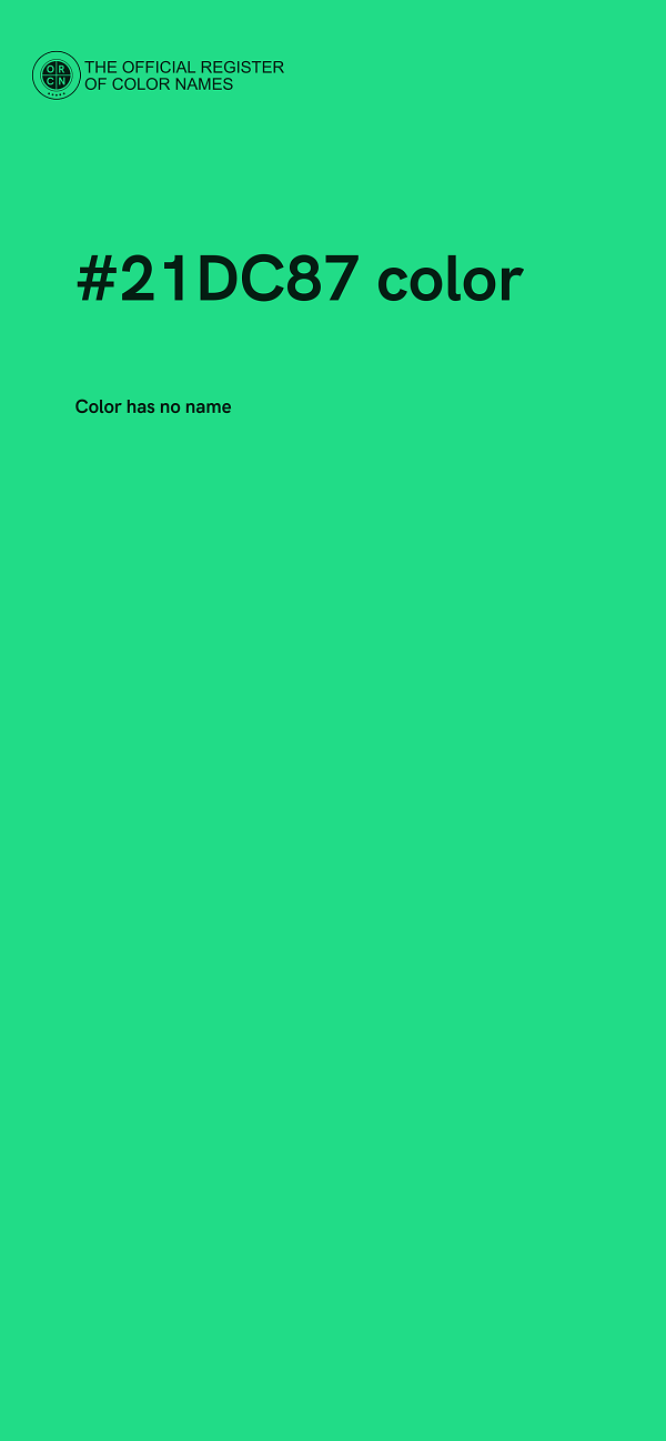 #21DC87 color image