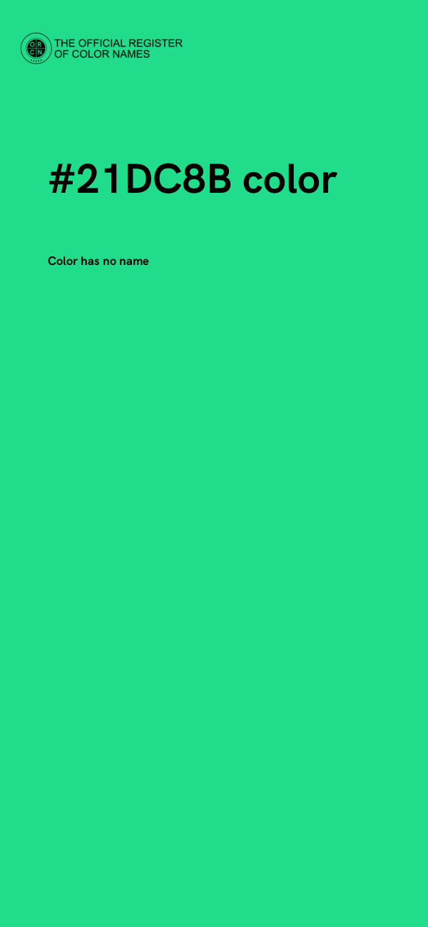 #21DC8B color image