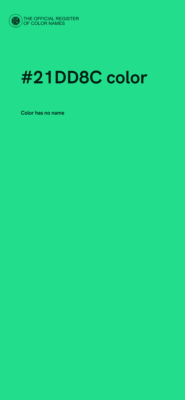#21DD8C color image