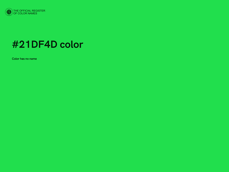 #21DF4D color image