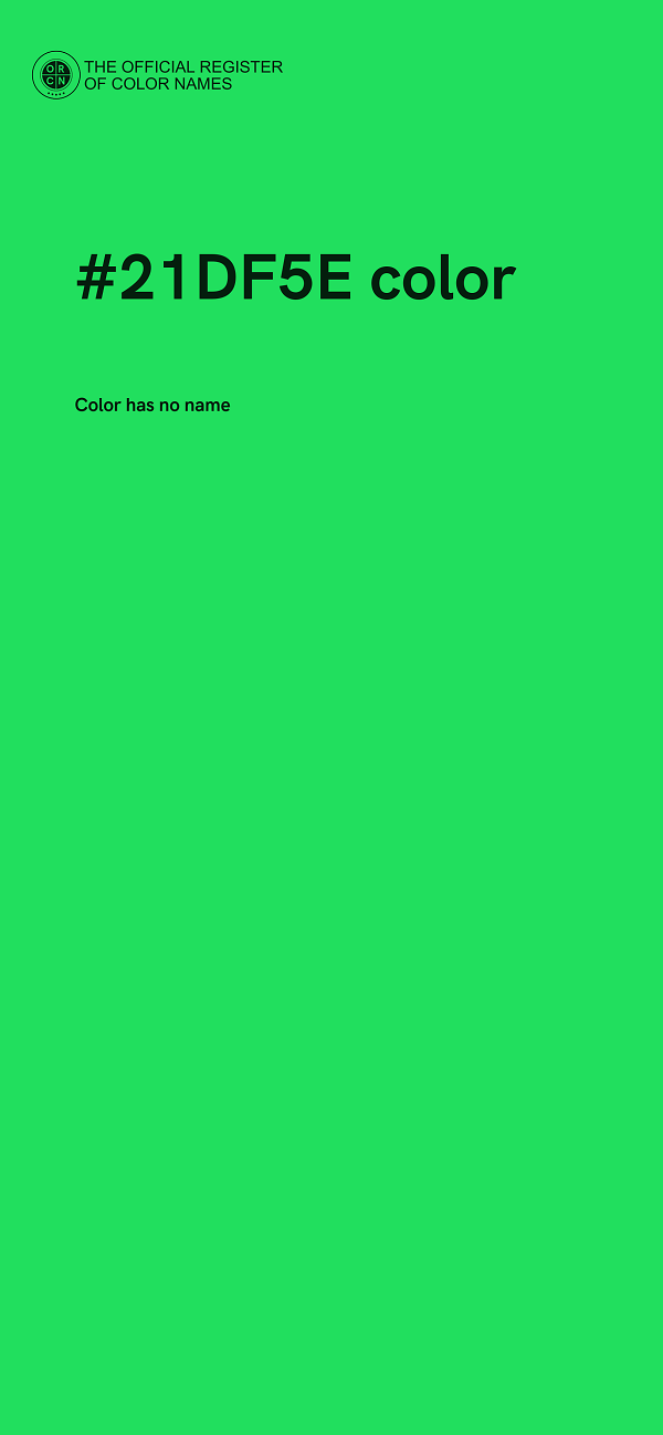 #21DF5E color image