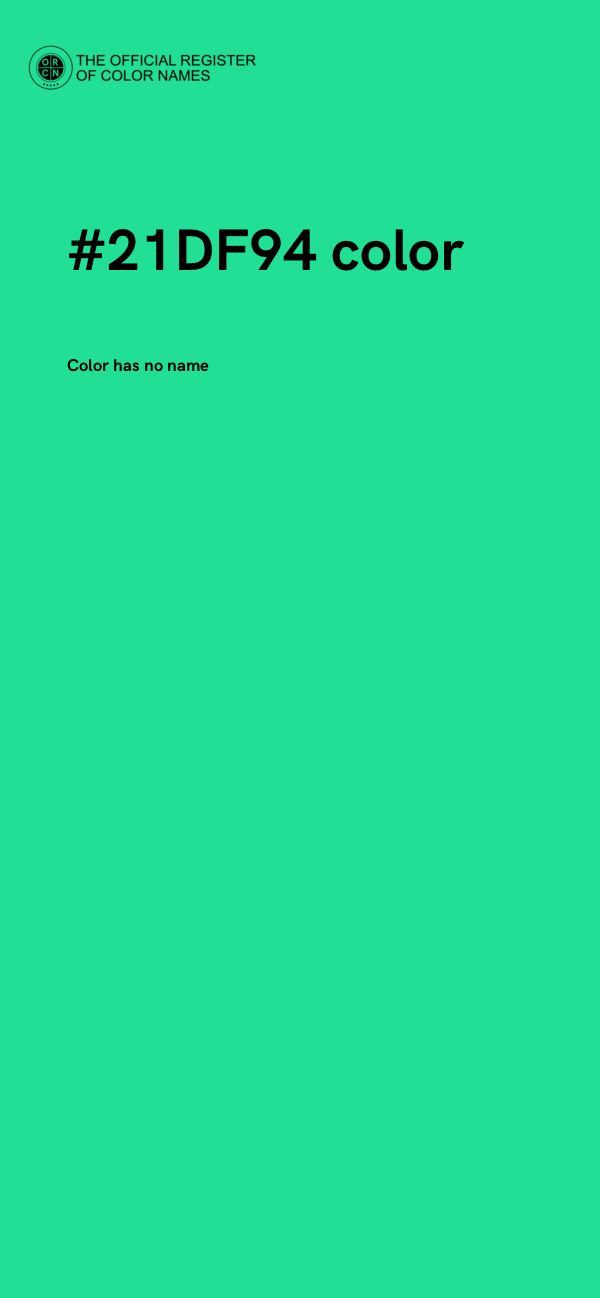 #21DF94 color image